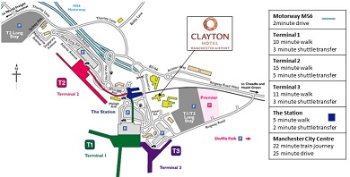 Clayton Hotel, Manchester Airport ,  M90 4HL near Manchester Airport View Point 12