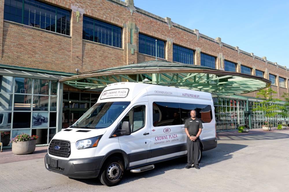 Take advantage of the free downtown service shuttl