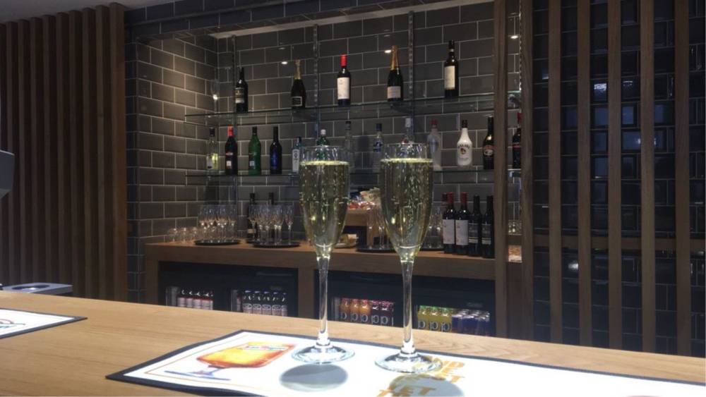 Enjoy a drink in our bar