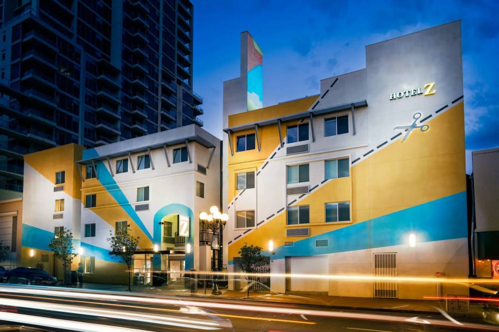Hotel Z Exterior Dusk