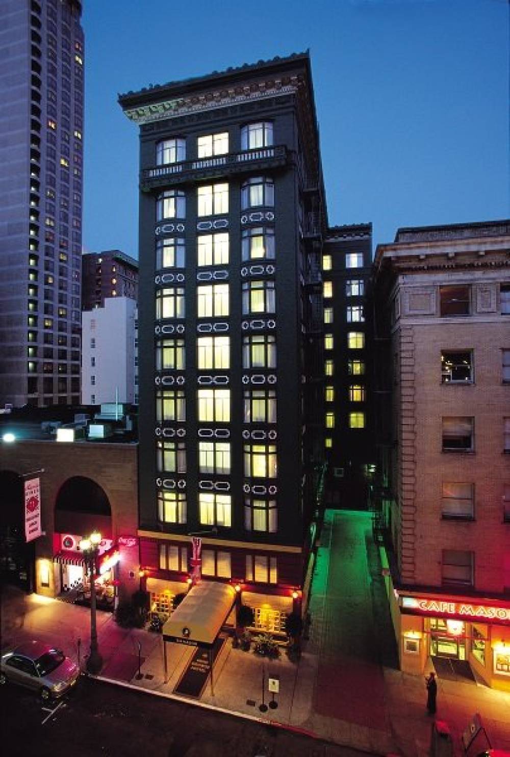 Front Of Hotel Evening