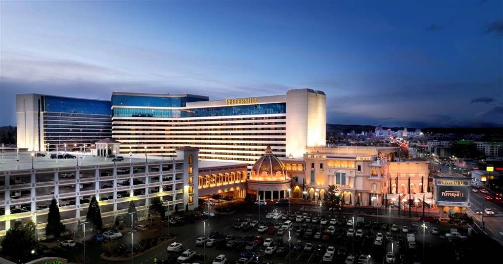 Peppermill Dusk Exterior