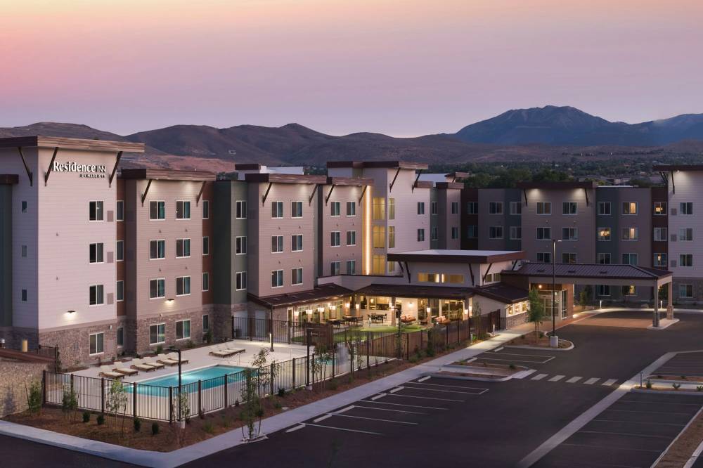 Hotel Exterior at Dusk